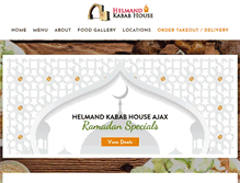 Tablet Screenshot of helmandkababhouse.com